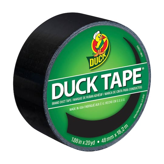 Color Duck Tape® Brand Duct Tape in Black | 1.88" x 20yd | Michaels®